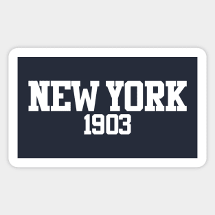 New York 1903 (variant) Sticker